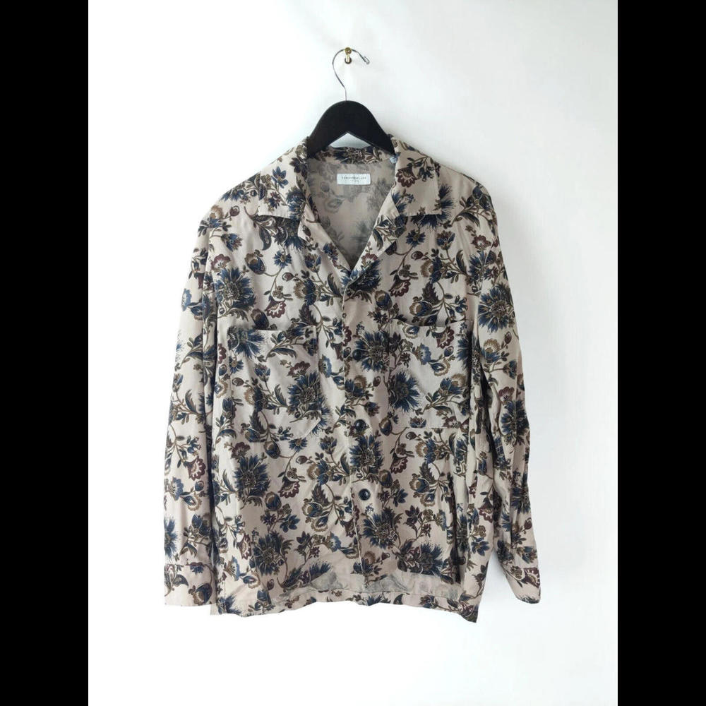 TOMORROWLAND JAPAN Floral Spread Collar Button Up Shirt Size L JP 3
